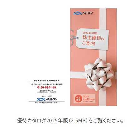 アステナホールディングス（8095）の株主優待カタログ