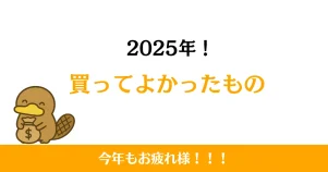 2025年買ってよかったもの！